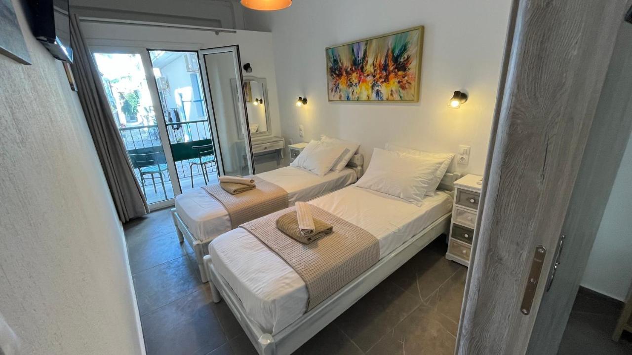 Angelos House Deluxe Apartments İskados Dış mekan fotoğraf